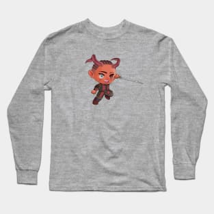 Wyll Baldur's Gate 3 Chibi Sticker, T-Shirt and more Long Sleeve T-Shirt